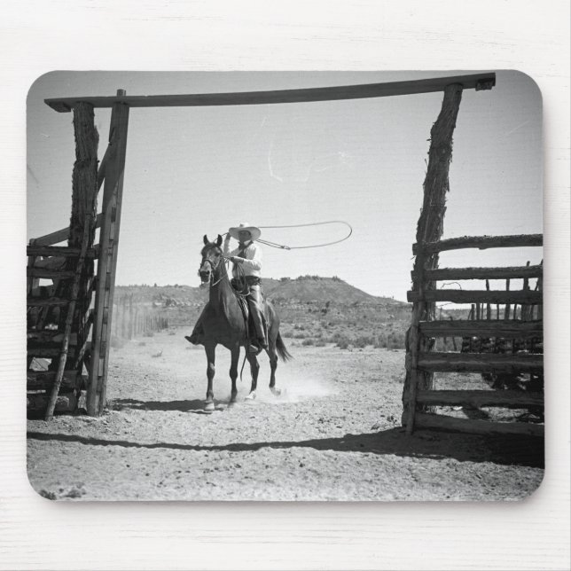 Tapis De Souris Roping de cowboy (Devant)