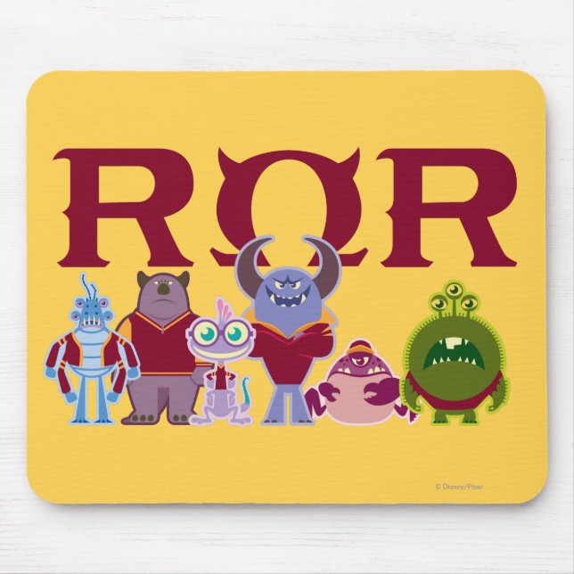 Tapis De Souris ROR - Étudiants effrayés (Devant)