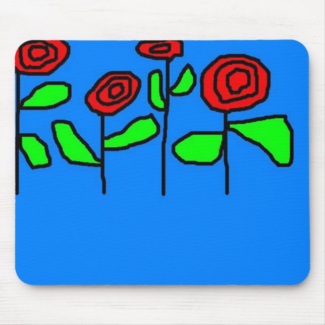 Tapis De Souris Rose (Devant)