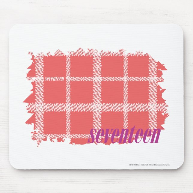 Tapis De Souris Rose 2 de plaid (Devant)