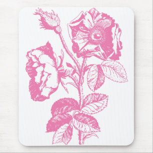 Tapis De Souris Rose antique rose