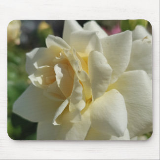 Tapis De Souris Rose blanche