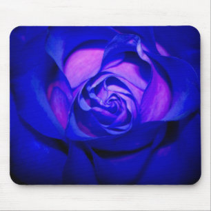 Tapis De Souris Rose bleu rougissant Mousepad