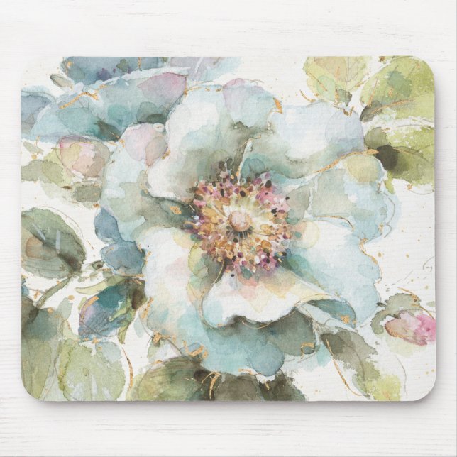 Tapis De Souris Rose de bleu (Devant)