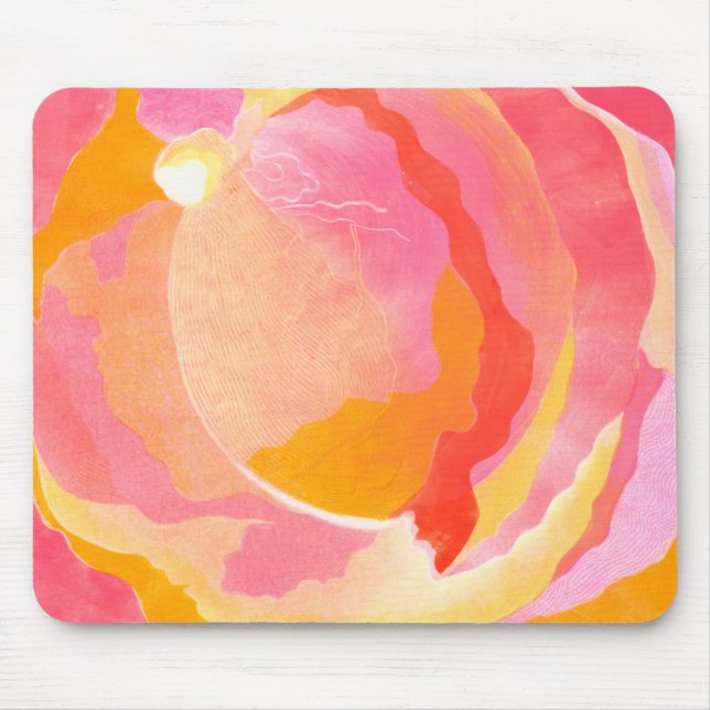 Tapis De Souris Rose de chou III (Devant)