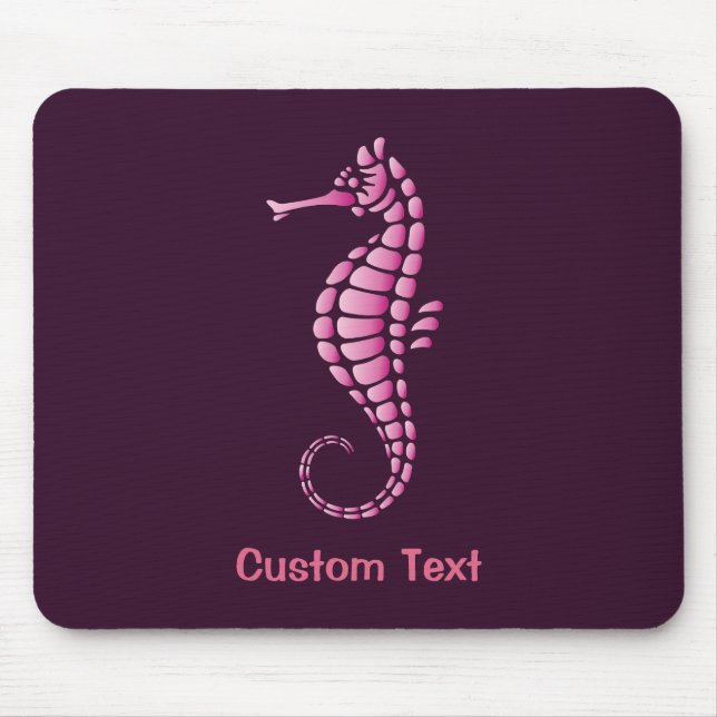 Tapis De Souris Rose de Seahorse (Devant)