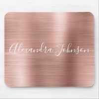 Rose Gold - Pink Foil Moderne Girl