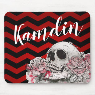 Tapis De Souris Rose Gothic Chevron ou Pad de souris personnalisé