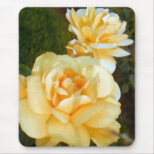 Tapis De Souris Rose jaune_