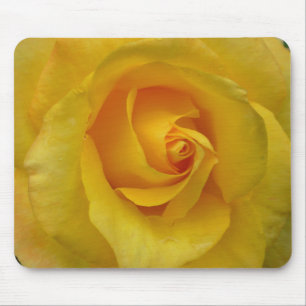 Tapis De Souris Rose jaune Mousepad Rose Souris personnalisé