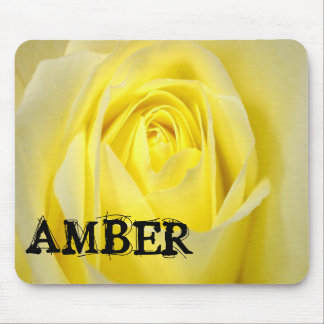 Tapis De Souris Rose jaune profonde