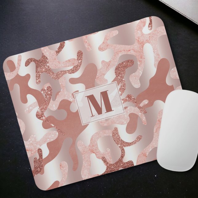 Tapis De Souris Rose métallique personnalisé Parties scintillant o (Créateur téléchargé)