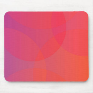 Tapis De Souris rose, orange, moderne, simple, cool, art tendance
