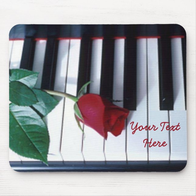 Tapis de souris rose personnalisé de motif de (Devant)