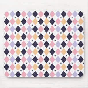 Tapis De Souris Rose violet diamant avec araignée