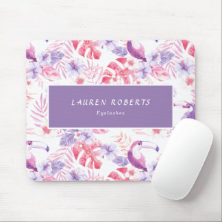 Tapis De Souris Rose White Luxe Eyelashes