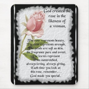 Tapis De Souris RoseImageofWomen