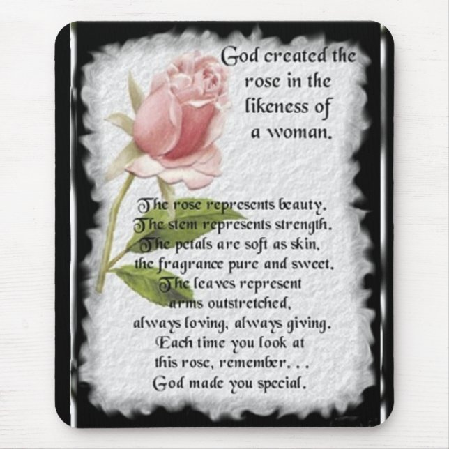 Tapis De Souris RoseImageofWomen (Devant)