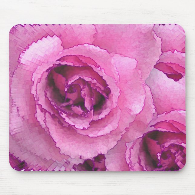 Tapis De Souris Roses de papier (Devant)