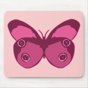 Tapis De Souris Roses de papillon