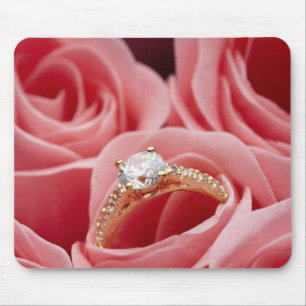Tapis De Souris Roses Diamond Ring