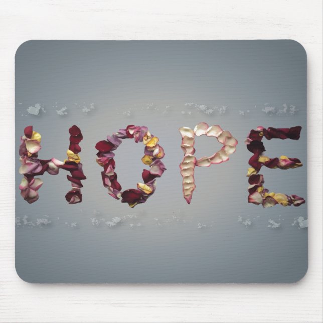 Tapis De Souris Roses optimistes (Devant)