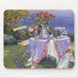 Tapis De Souris Roses par la mer