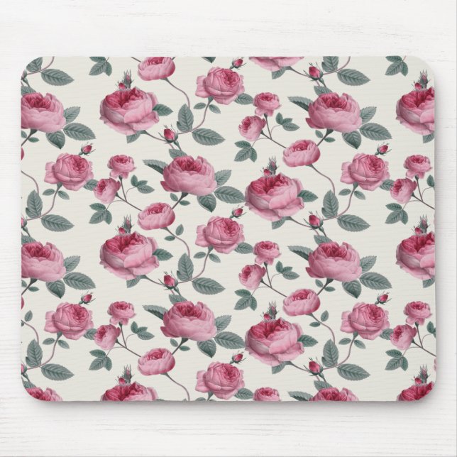 Tapis De Souris Roses roses (Devant)