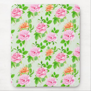 Tapis De Souris Roses roses florales Motif-2367