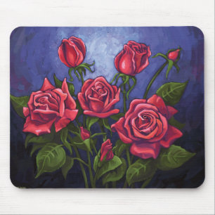 Tapis De Souris Roses rouges
