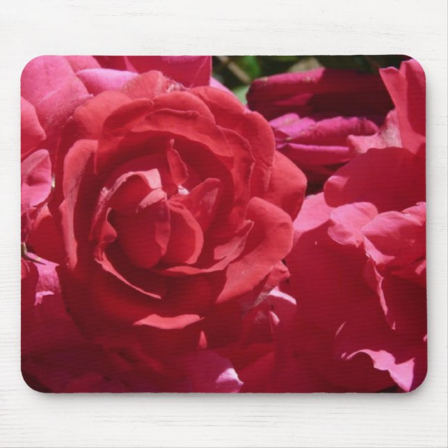 Tapis De Souris Roses rouges (Devant)