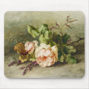 Tapis De Souris Roses Vintages par Margaretha Roosenboom