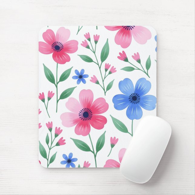 Tapis De Souris  Rosewater Bloom Delight (Avec souris)