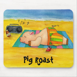 Tapis De Souris Rôti Mousepad de porc