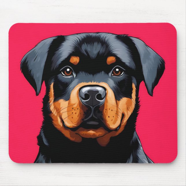 Tapis De Souris Rottweiler (Devant)