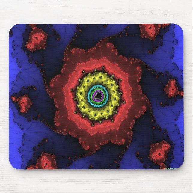 Tapis De Souris roue de fractale (Devant)