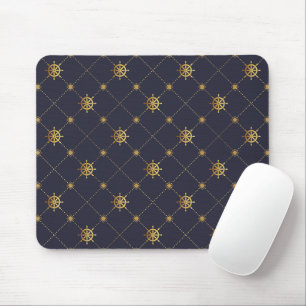 Tapis De Souris Roue de navire en or