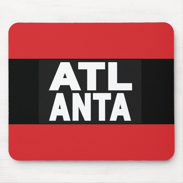 Tapis De Souris Rouge d'Atlanta 2 (Devant)