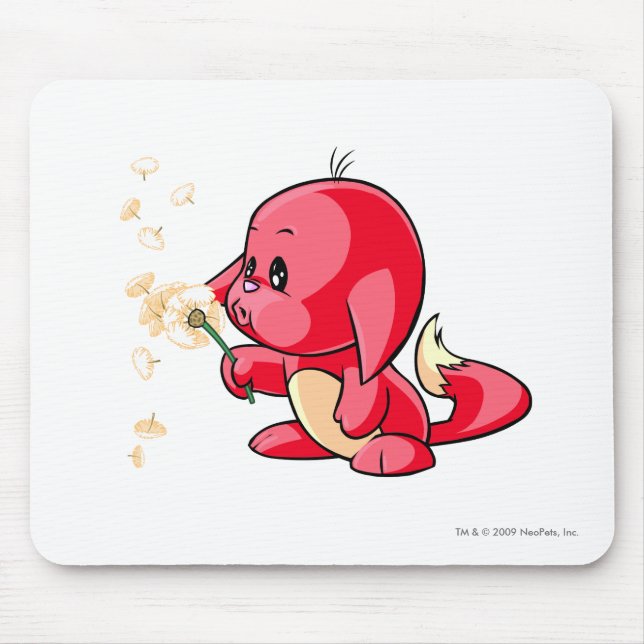 Tapis De Souris Rouge de Kacheek (Devant)