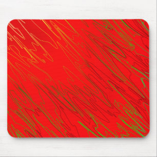 Tapis de souris rouge marbré