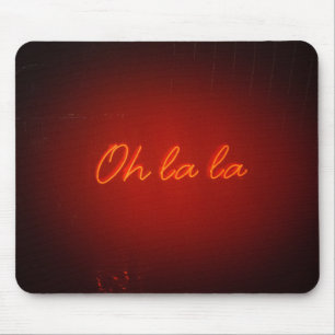 Tapis De Souris Rouge Oh La Lumière
