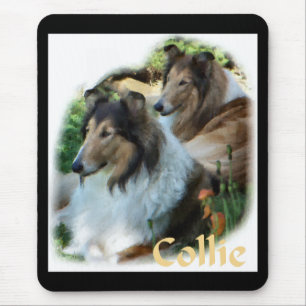 Tapis De Souris Rough Collie Art Don