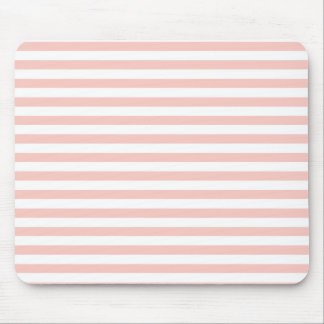 Tapis De Souris Rougissent les rayures roses