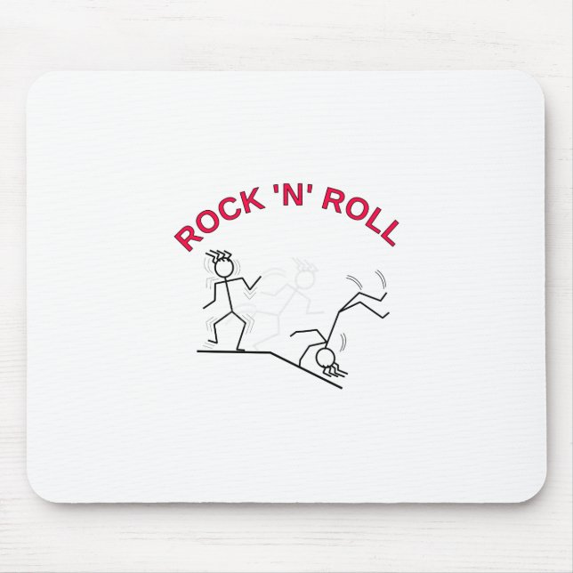 Tapis De Souris Rouleau Rock 'N' (Devant)