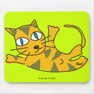 Tapis De Souris Roulez plus de le chat Mousepad