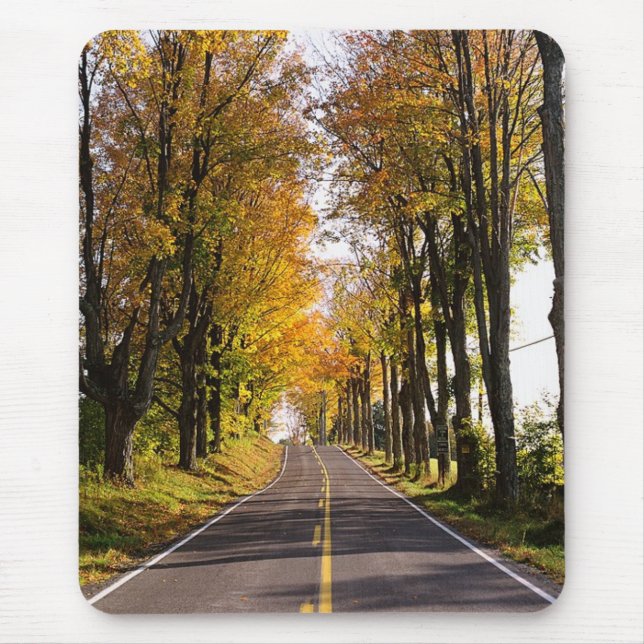Tapis De Souris Route d'automne (Devant)