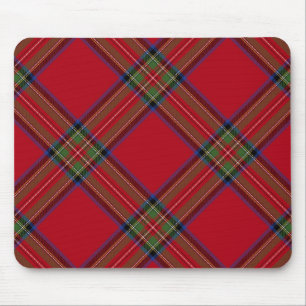 Tapis de souris royal de plaid de tartan de