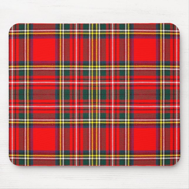 Tapis De Souris Royal Stewart Clan Tartan Plaid (Devant)
