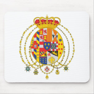 Tapis De Souris Royaume du manteau de deux Sicilies des bras