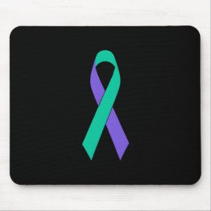 Tapis De Souris Ruban de sensibilisation à la prévention soutien